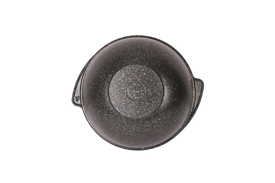 кгбг47а Казан для плова 4,5л со стекл кр Granit Ultra (black-gold) 4 